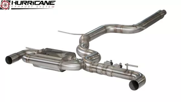 Hurricane Exhaust 3.5" ECE Klappenanlage für VW Golf GTI 7.5 Performance OPF V2